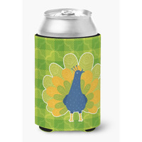 "Caroline's Treasures Pretty Peacock Can or Bottle Hugger, Can Hugger, Multicolor"