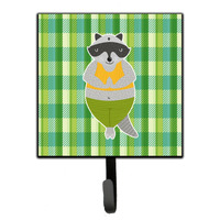 "Caroline's Treasures Raccoon Wall Hook, Small, Multicolor"