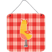 "Caroline's Treasures Chicken Metal Print, 6"" x 6"", Multicolor"