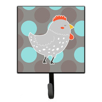 "Caroline's Treasures Grey Chicken Wall Hook, Small, Multicolor"