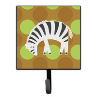 "Caroline's Treasures Zebra Wall Hook, Small, Multicolor"