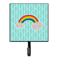 "Caroline's Treasures Rainbow in Clouds Wall Hook, Small, Multicolor"
