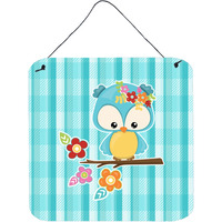"Caroline's Treasures Blue Bird Metal Print, 6"" x 6"", Multicolor"
