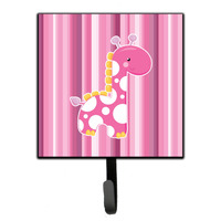 "Caroline's Treasures Girl Giraffe Wall Hook, Small, Multicolor"