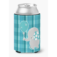 "Caroline's Treasures Elephant with Balloon Can or Bottle Hugger, Can Hugger, Multicolor"