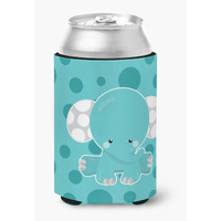 "Caroline's Treasures Polkadot Elephant Can or Bottle Hugger, Can Hugger, Multicolor"