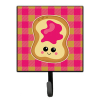 "Caroline's Treasures Jelly Toast Wall Hook, Small, Multicolor"