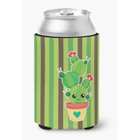 "Caroline's Treasures Cactus Stripe Can or Bottle Hugger, Can Hugger, Multicolor"