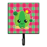 "Caroline's Treasures Cactus Peace Out Wall Hook, Small, Multicolor"
