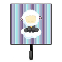 "Caroline's Treasures Sheep on Cloud Wall Hook, Small, Multicolor"