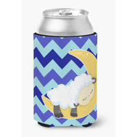 "Caroline's Treasures Sheep On Moon Chevron Can or Bottle Hugger, Can Hugger, Multicolor"