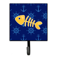 "Caroline's Treasures Fish Bones Wall Hook, Small, Multicolor"
