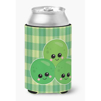 "Caroline's Treasures Three Peas Can or Bottle Hugger, Can Hugger, Multicolor"