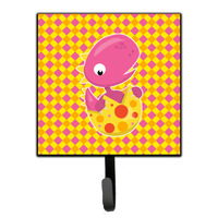 "Caroline's Treasures Baby T-Rex Dinosaur Hatching Wall Hook, Small, Multicolor"