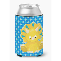 "Caroline's Treasures Triceratops Dinosaur Can or Bottle Hugger, Can Hugger, Multicolor"