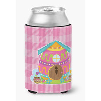 "Caroline's Treasures Easter Rabbit's House Can or Bottle Hugger, Can Hugger, Multicolor"