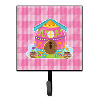 "Caroline's Treasures Easter Rabbit's House Wall Hook, Small, Multicolor"