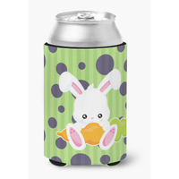 "Caroline's Treasures Easter Polkadot Rabbit Can or Bottle Hugger, Can Hugger, Multicolor"