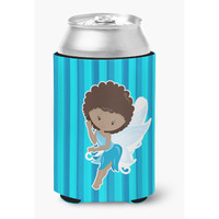 "Caroline's Treasures BB6906CC Fairy Blue Stripes Can or Bottle Hugger, Can Hugger, Multicolor"