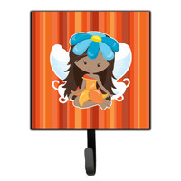 "Caroline's Treasures Fairy Orange Stripes Wall Hook, Small, Multicolor"
