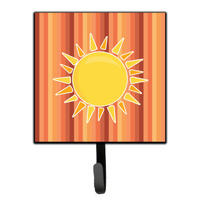"Caroline's Treasures Sun with Stripes Wall Hook, Small, Multicolor"