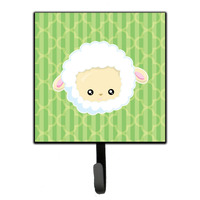 "Caroline's Treasures Sheep Lamb Face Wall Hook, Small, Multicolor"