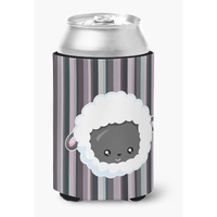 "Caroline's Treasures black Sheep Lamb Face Can or Bottle Hugger, Can Hugger, Multicolor"