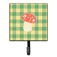 "Caroline's Treasures Mushroom Wall Hook, Small, Multicolor"