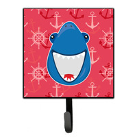 "Caroline's Treasures Shark Wide Open Wall Hook, Small, Multicolor"