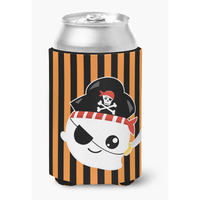 "Caroline's Treasures Halloween Ghost Pirate Can or Bottle Hugger, Can Hugger, Multicolor"