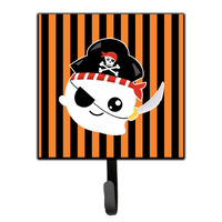 "Caroline's Treasures Halloween Ghost Pirate Wall Hook, Small, Multicolor"