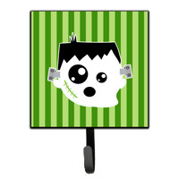 "Caroline's Treasures Halloween Ghost Frankenstein Wall Hook, Small, Multicolor"