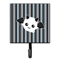 "Caroline's Treasures Halloween Ghost Bat Wall Hook, Small, Multicolor"