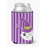 "Caroline's Treasures Halloween Ghost Witch Can or Bottle Hugger, Can Hugger, Multicolor"