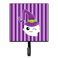 "Caroline's Treasures Halloween Ghost Witch Wall Hook, Small, Multicolor"