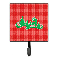 "Caroline's Treasures Christmas Tree Reindeer Red Wall Hook, Small, Multicolor"