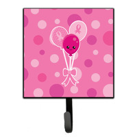 "Caroline's Treasures Breast Cancer Awareness Ribbon Balloons Wall Hook, Small, Multicolor"