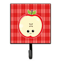 "Caroline's Treasures Apple Face Wall Hook, Small, Multicolor"