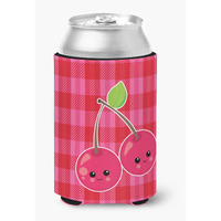 "Caroline's Treasures Cherry Faces Can or Bottle Hugger, Can Hugger, Multicolor"