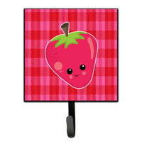 "Caroline's Treasures Strawberry Face Wall Hook, Small, Multicolor"