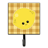 "Caroline's Treasures Lemon Face Wall Hook, Small, Multicolor"