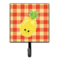 "Caroline's Treasures Pineapple Face Wall Hook, Small, Multicolor"