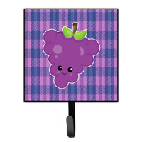 "Caroline's Treasures Grape Face Wall Hook, Small, Multicolor"