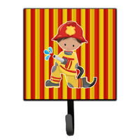 "Caroline's Treasures Fireman Boy Wall Hook, Small, Multicolor"