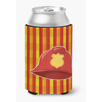 "Caroline's Treasures Fireman's Hat Can or Bottle Hugger, Can Hugger, Multicolor"