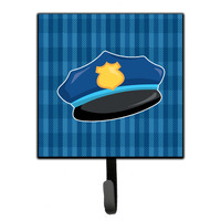 "Caroline's Treasures Police Hat Wall Hook, Small, Multicolor"