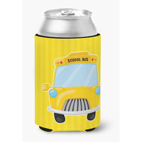 "Caroline's Treasures School Bus Can or Bottle Hugger, Can Hugger, Multicolor"