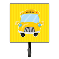 "Caroline's Treasures School Bus Wall Hook, Small, Multicolor"