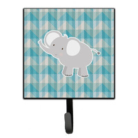 "Caroline's Treasures Elephant Wall Hook, Small, Multicolor"