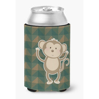 "Caroline's Treasures BB7025CC Monkey Can or Bottle Hugger, Can Hugger, Multicolor"